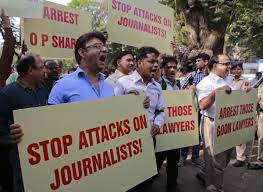 misbehaving with journalist a punishable offence 50000 penality allahabad high court